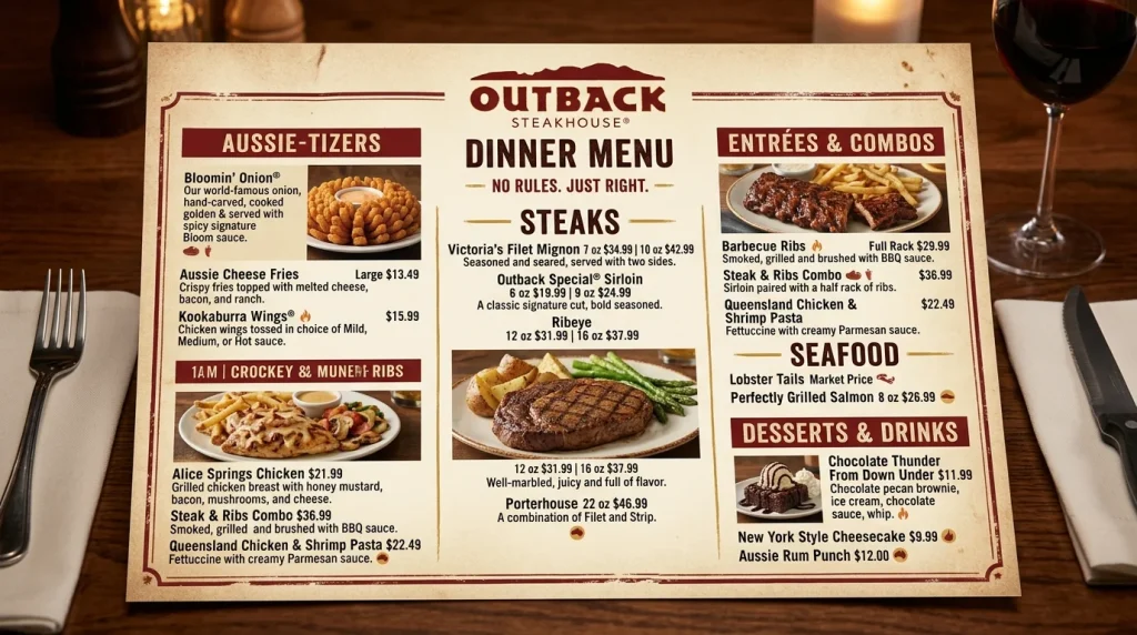 Dinner Menu