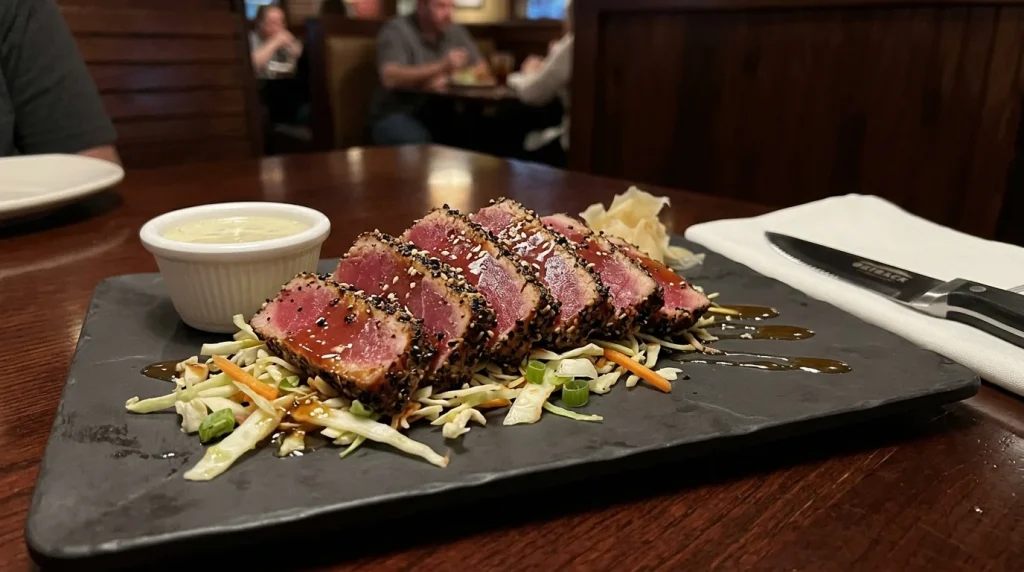 Seared Peppered Ahi Tuna